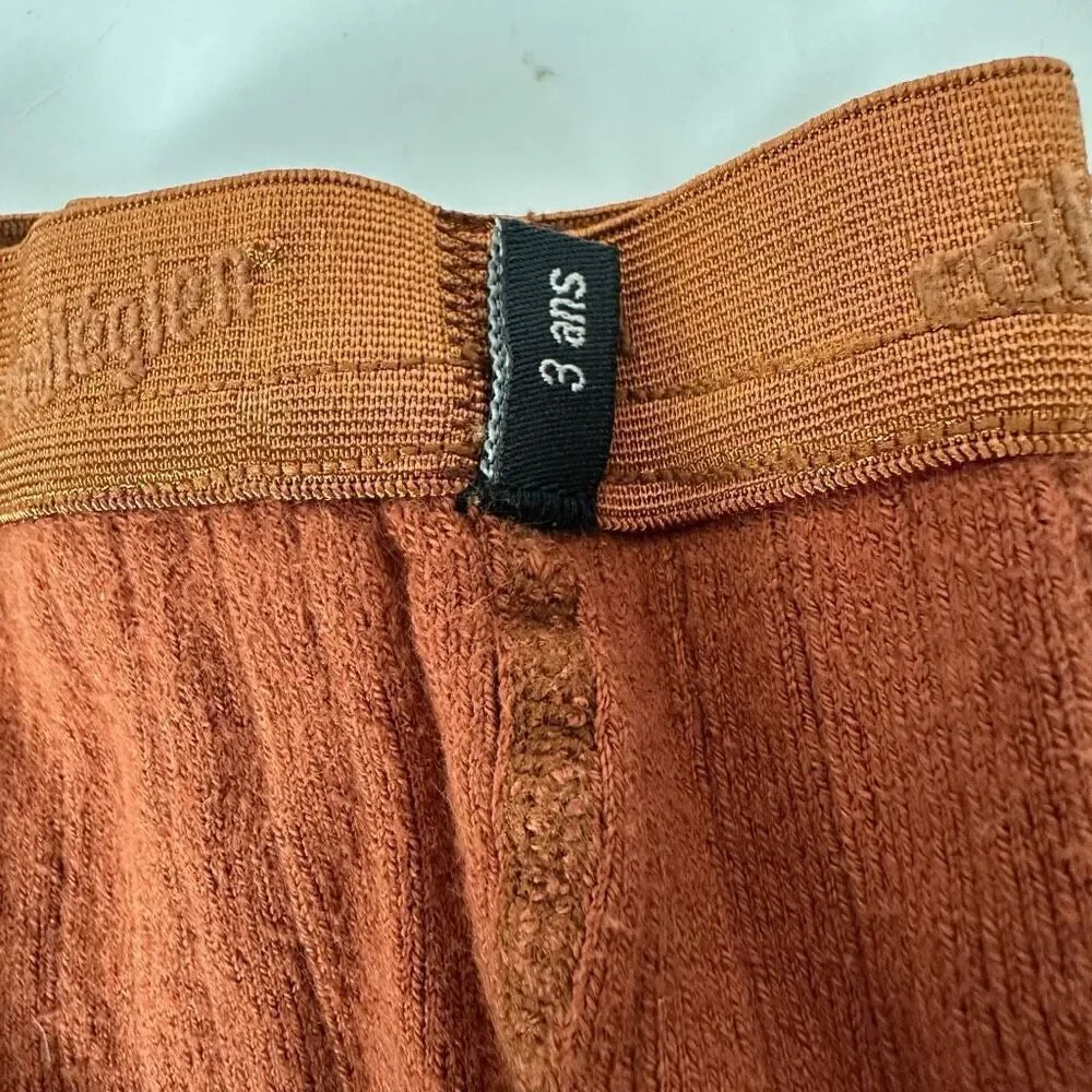 Collegien Girls Footed Tights Size 3 Nutmeg